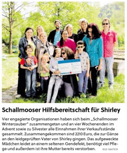 schallmooser hilfsbereitschaft für shirley